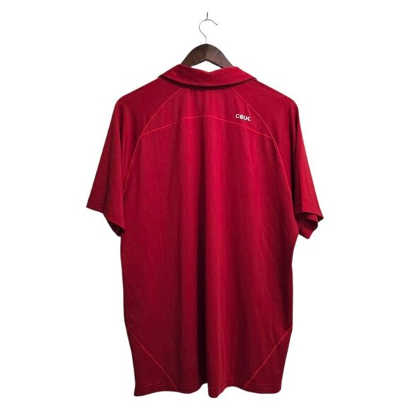 Cutter & Buck Red CBUK Grip Polo Shirt Sz L - Picture 6 of 11